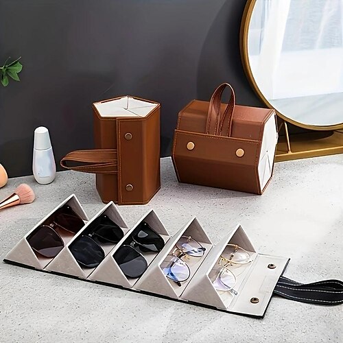 Caixa de armazenamento de vidro dobrável simples, organizador portátil de viagem, suporte de óculos
Caixa de armazenamento de vidro dobrável simples, organizador portátil de viagem, suporte de óculos