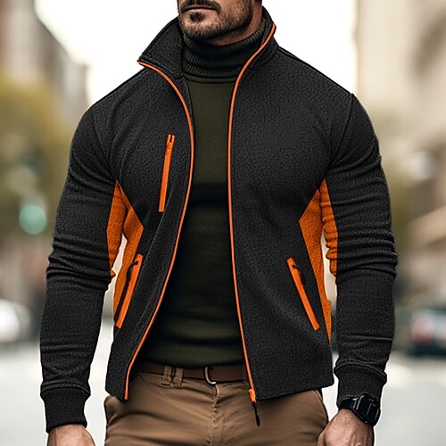 Herren Sweatshirt Pullover Polarvlies Sweatshirt mit durchgehendem Reißverschluss Schwarz Rote Grau Stehkragen Farbblock Patchwork Tasche Sport Natur Täglich Festtage Strassenmode Cool Brautkleider
Herren Sweatshirt Pullover Polarvlies Sweatshirt mit durchgehendem Reißverschluss Schwarz Rote Grau Stehkragen Farbblock Patchwork Tasche Sport Natur Täglich Festtage Strassenmode Cool Brautkleider