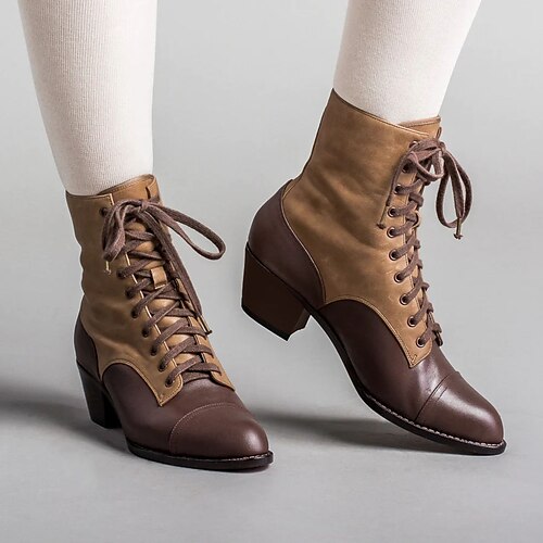 Damen Stiefel Motorradstiefel Übergrössen Vintage-Schuhe Outdoor Täglich Stiefeletten Stiefeletten Kätzchen-Ferse Runde Zehe Vintage Modisch Elegant Kunstleder Ausgeschnitten Schwarz Braun
Damen Stiefel Motorradstiefel Übergrössen Vintage-Schuhe Outdoor Täglich Stiefeletten Stiefeletten Kätzchen-Ferse Runde Zehe Vintage Modisch Elegant Kunstleder Ausgeschnitten Schwarz Braun