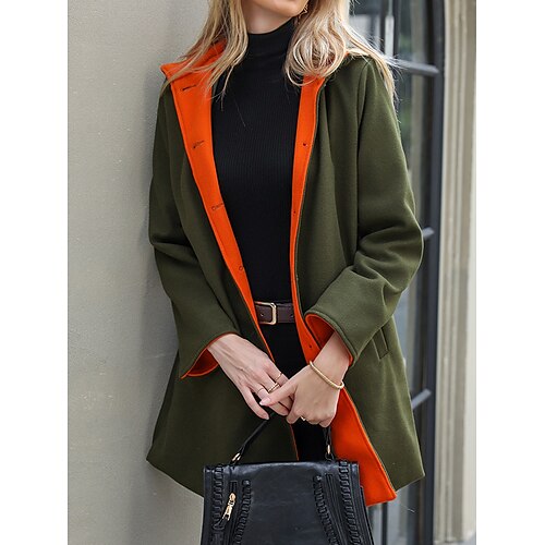 Manteau Femme Extérieur Plein Air du quotidien Sortie mode Décontractées Minimalisme Confortable Avec poches Manteau Vert Véronèse Automne Hiver Boutonnage Simple Mao Standard S M L XL 2XL 3XL
Manteau Femme Extérieur Plein Air du quotidien Sortie mode Décontractées Minimalisme Confortable Avec poches Manteau Vert Véronèse Automne Hiver Boutonnage Simple Mao Standard S M L XL 2XL 3XL