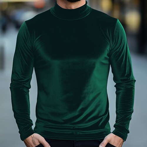 Herren T Shirt T-Shirt langarmshirt Glatt Rollkragen Strasse Urlaub Langarm Bekleidung Modisch Designer Basic
Herren T Shirt T-Shirt langarmshirt Glatt Rollkragen Strasse Urlaub Langarm Bekleidung Modisch Designer Basic