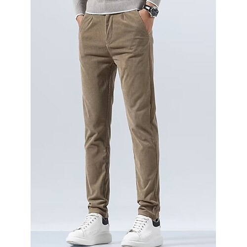 Herren Anzughosen Cordhose Hose Hosen Anzughose Tasche Glatt Komfort Atmungsaktiv Outdoor Täglich Ausgehen Modisch Brautkleider schlicht Schwarz Khaki
Herren Anzughosen Cordhose Hose Hosen Anzughose Tasche Glatt Komfort Atmungsaktiv Outdoor Täglich Ausgehen Modisch Brautkleider schlicht Schwarz Khaki