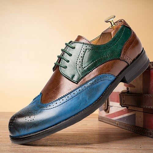 Hombre Oxfords Bullock Zapatos Zapatos de Paseo Casual Diario Cuero Cómodo Botines / Hasta el Tobillo Mocasín Rojo Azul Piscina Marrón Primavera Otoño
Hombre Oxfords Bullock Zapatos Zapatos de Paseo Casual Diario Cuero Cómodo Botines / Hasta el Tobillo Mocasín Rojo Azul Piscina Marrón Primavera Otoño