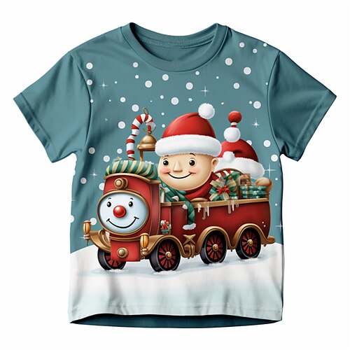 Noël garçons 3d train chemise t-shirt à manches courtes impression 3d automne sport actif mode polyester enfants 3-12 ans extérieur décontracté quotidien coupe régulière
Noël garçons 3d train chemise t-shirt à manches courtes impression 3d automne sport actif mode polyester enfants 3-12 ans extérieur décontracté quotidien coupe régulière
