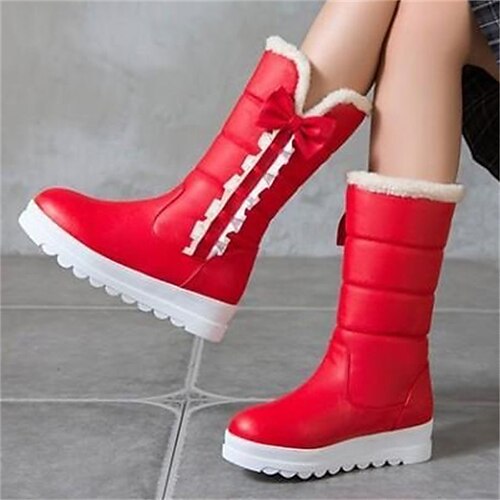 Damen Stiefel Schneestiefel Übergrössen Komfort Schuhe Weihnachten Täglich Stiefel mit mittlerer Wade Flacher Absatz Runde Zehe Plüsch Komfort Minimalismus Kunstpelz PU Halbschuhe Feste Farbe Schwarz
Damen Stiefel Schneestiefel Übergrössen Komfort Schuhe Weihnachten Täglich Stiefel mit mittlerer Wade Flacher Absatz Runde Zehe Plüsch Komfort Minimalismus Kunstpelz PU Halbschuhe Feste Farbe Schwarz