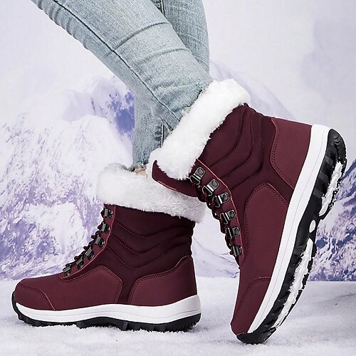 Lässige, modische, mit Fleece gefütterte, warme Schneestiefel für Damen <!---- >
Lässige, modische, mit Fleece gefütterte, warme Schneestiefel für Damen <!---- >