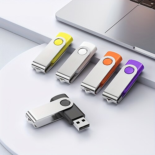 

128GB USB Flash Drives 64GB 32GB USB 3.0 High Speed Rotating USB Stick External Storage Micro Memory Stick For Computer