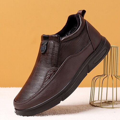 Men's Boots Retro Winter Boots Walking Casual Daily PU Comfortable Booties / Ankle Boots Loafer Coffee color Black Spring Fall
Men's Boots Retro Winter Boots Walking Casual Daily PU Comfortable Booties / Ankle Boots Loafer Coffee color Black Spring Fall