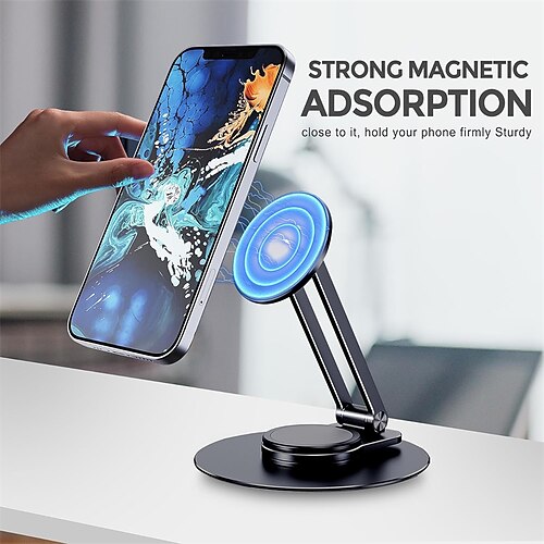 Support de téléphone portable magnétique rotatif pliant en aluminium, dissipation thermique à 360 degrés pour ipad et phablet
Support de téléphone portable magnétique rotatif pliant en aluminium, dissipation thermique à 360 degrés pour ipad et phablet