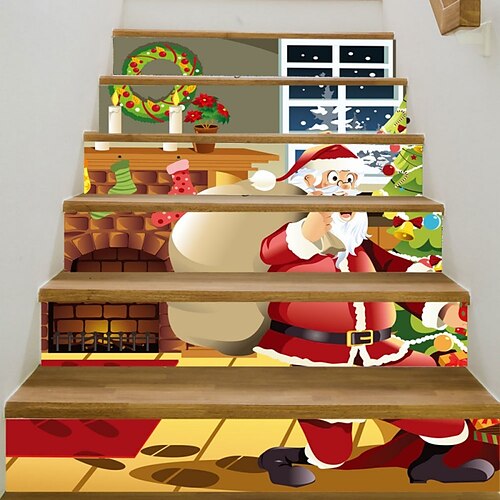 Pegatinas de escaleras navideñas en 3D, calcomanías de escaleras navideñas, calcomanías de escaleras de azulejos removibles, decoración navideña para el hogar, 6 piezas, decoración navideña para el
Pegatinas de escaleras navideñas en 3D, calcomanías de escaleras navideñas, calcomanías de escaleras de azulejos removibles, decoración navideña para el hogar, 6 piezas, decoración navideña para el