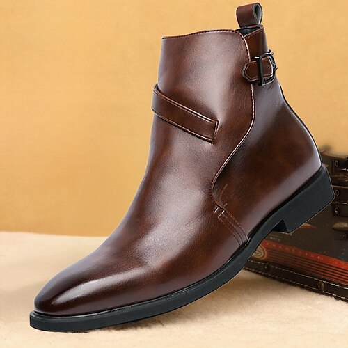 Men's Boots Biker boots Combat Boots Retro Walking Casual Daily Leather Comfortable Booties / Ankle Boots Lace-up Black Brown Spring Fall
Men's Boots Biker boots Combat Boots Retro Walking Casual Daily Leather Comfortable Booties / Ankle Boots Lace-up Black Brown Spring Fall