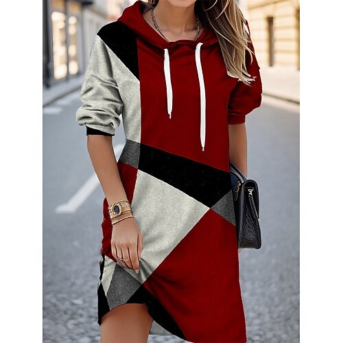 Damen Sweatkleid Casual kleid Minikleid Aktiv Modisch Outdoor Ausgehen Wochenende Kapuzenpullover Bedruckt Geometrisch Lockere Passform Schwarz Rosa Wein S M L XL XXL
Damen Sweatkleid Casual kleid Minikleid Aktiv Modisch Outdoor Ausgehen Wochenende Kapuzenpullover Bedruckt Geometrisch Lockere Passform Schwarz Rosa Wein S M L XL XXL