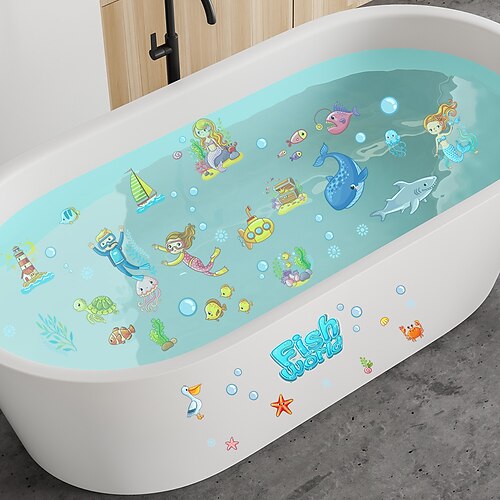 6 unids/set pegatinas para bañera, pegatinas antideslizantes para baño del mundo submarino de dibujos animados, apliques para bañera kawaii, decoración del hogar.
6 unids/set pegatinas para bañera, pegatinas antideslizantes para baño del mundo submarino de dibujos animados, apliques para bañera kawaii, decoración del hogar.