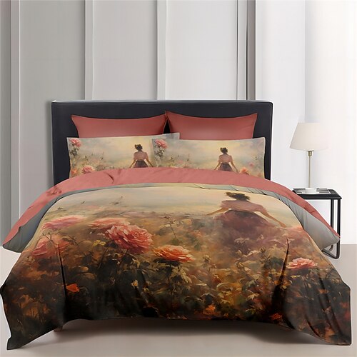 Pintura a óleo estilo feminino retrô cama de casal capa de edredom conjunto de 2 peças Conjunto de 3 peças leve macio de pelúcia curto conjunto de cama conjunto de edredom ultramacio
Pintura a óleo estilo feminino retrô cama de casal capa de edredom conjunto de 2 peças Conjunto de 3 peças leve macio de pelúcia curto conjunto de cama conjunto de edredom ultramacio