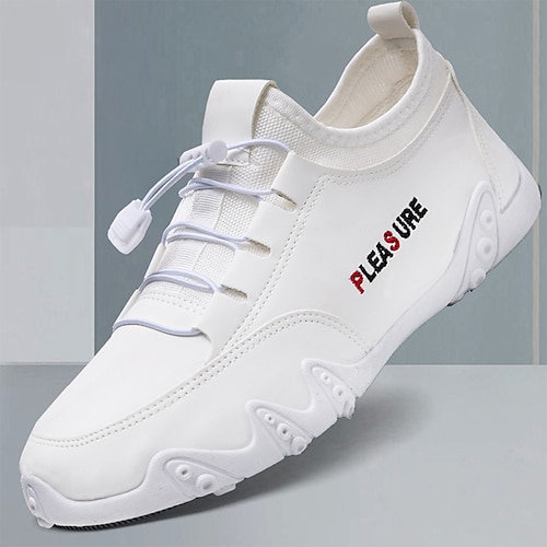 Men's Oxfords Casual Shoes Retro White Shoes Handmade Shoes Walking Casual Daily Faux Leather Warm Lace-up Black White Spring Fall
Men's Oxfords Casual Shoes Retro White Shoes Handmade Shoes Walking Casual Daily Faux Leather Warm Lace-up Black White Spring Fall