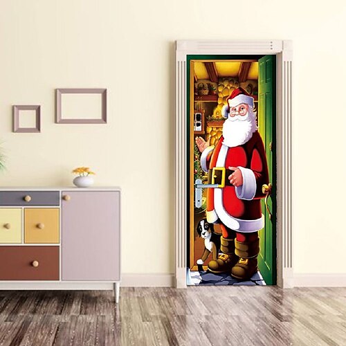 Weihnachten 3D-Aufkleber, wasserdichte Türaufkleber, Weihnachtstür-Wandbild, selbstklebende Tapete, PVC-Aufkleber, abnehmbarer Wandaufkleber für Heimbüro-Dekoration
Weihnachten 3D-Aufkleber, wasserdichte Türaufkleber, Weihnachtstür-Wandbild, selbstklebende Tapete, PVC-Aufkleber, abnehmbarer Wandaufkleber für Heimbüro-Dekoration