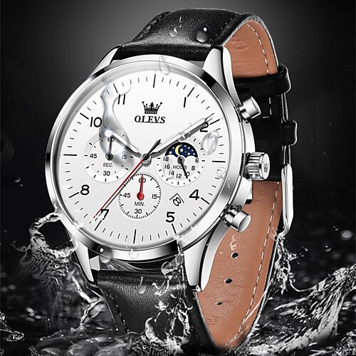 Neue Herrenuhren der Marke Olevs, leuchtende Kalenderwochenanzeige, Chronograph, Multifunktions-Quarzuhr, wasserdichte Sport-Herrenuhren
Neue Herrenuhren der Marke Olevs, leuchtende Kalenderwochenanzeige, Chronograph, Multifunktions-Quarzuhr, wasserdichte Sport-Herrenuhren