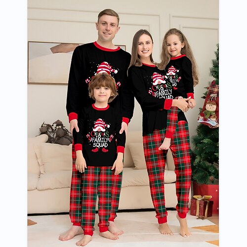 Famille Noël Pyjamas Graphic Intérieur Imprimer Noir manche longue Tenues maman et moi Actif Tenues assorties
Famille Noël Pyjamas Graphic Intérieur Imprimer Noir manche longue Tenues maman et moi Actif Tenues assorties