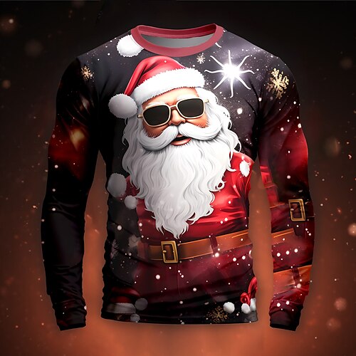 Papá Noel Copo Diario Exterior Casual Hombre Impresión 3D Fiesta Casual Festivos Navidad Camiseta Rojo Manga Larga Cuello Barco Camisa Primavera Otoño Ropa Normal S M L XL XXL XXXL
Papá Noel Copo Diario Exterior Casual Hombre Impresión 3D Fiesta Casual Festivos Navidad Camiseta Rojo Manga Larga Cuello Barco Camisa Primavera Otoño Ropa Normal S M L XL XXL XXXL