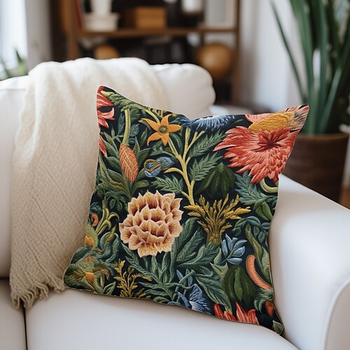 Housse de coussin double face vintage à fleurs, taie d'oreiller carrée décorative douce, pour chambre à coucher, salon, canapé, chaise, 1 pièce
Housse de coussin double face vintage à fleurs, taie d'oreiller carrée décorative douce, pour chambre à coucher, salon, canapé, chaise, 1 pièce