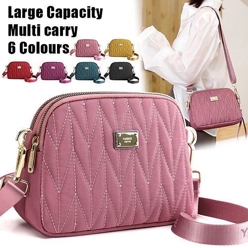 Mulheres Bolsa crossbody Bolsa de ombro Bolsa de Pulso Dome Bag Náilon Ao ar livre Diário Feriado Ziper Grande Capacidade Prova-de-Água Leve Côr Sólida Retalho clarete Taro roxo Dourado Escuro
Mulheres Bolsa crossbody Bolsa de ombro Bolsa de Pulso Dome Bag Náilon Ao ar livre Diário Feriado Ziper Grande Capacidade Prova-de-Água Leve Côr Sólida Retalho clarete Taro roxo Dourado Escuro