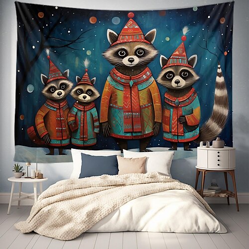 Christmas Animal Hanging Tapestry Wall Art Large Xmas Tapestry Mural Decor Photograph Backdrop Blanket Curtain Home Bedroom Living Room Decoration
Christmas Animal Hanging Tapestry Wall Art Large Xmas Tapestry Mural Decor Photograph Backdrop Blanket Curtain Home Bedroom Living Room Decoration
