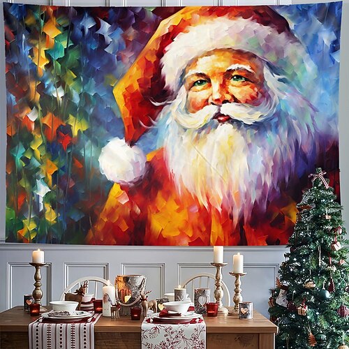 Noël Père Noël suspendu tapisserie mur art grande tapisserie de Noël décor mural photographie toile de fond couverture rideau maison chambre salon décoration
Noël Père Noël suspendu tapisserie mur art grande tapisserie de Noël décor mural photographie toile de fond couverture rideau maison chambre salon décoration