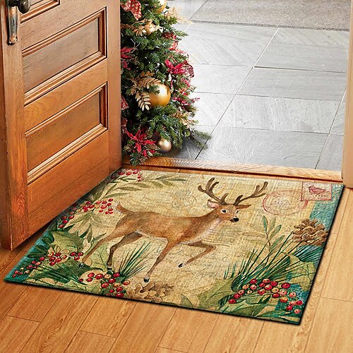 Decorações de natal tapete de área antiderrapante cabeceira sala quarto interior ao ar livre ornamentos de renas
Decorações de natal tapete de área antiderrapante cabeceira sala quarto interior ao ar livre ornamentos de renas