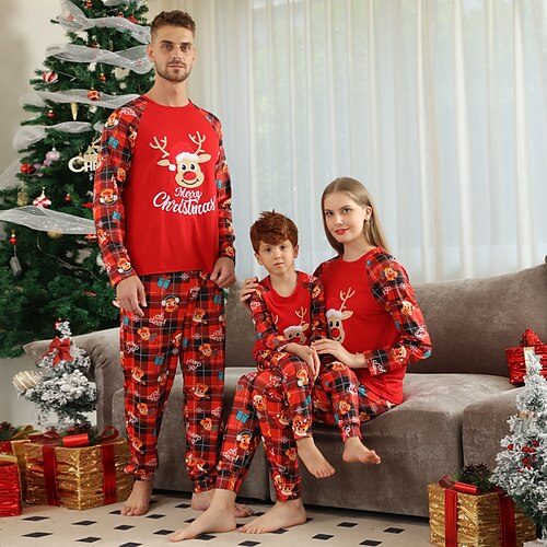 Familie Weihnachten Pyjamas Graphic Heim Bedruckt Rote Langarm Mama und ich Outfits Aktiv Passende Outfits
Familie Weihnachten Pyjamas Graphic Heim Bedruckt Rote Langarm Mama und ich Outfits Aktiv Passende Outfits