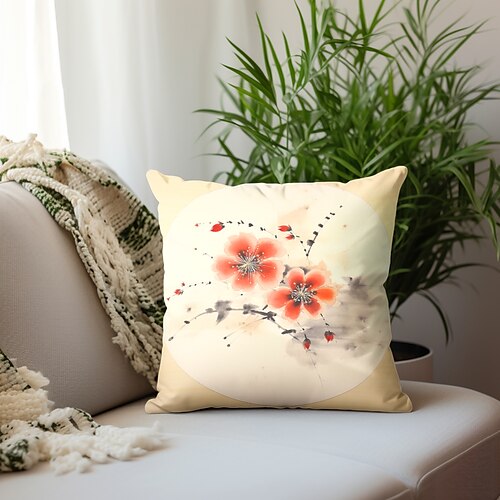 Housse de coussin double face à fleurs chinoises, taie d'oreiller carrée décorative douce, pour chambre à coucher, salon, canapé, chaise, 1 pièce
Housse de coussin double face à fleurs chinoises, taie d'oreiller carrée décorative douce, pour chambre à coucher, salon, canapé, chaise, 1 pièce