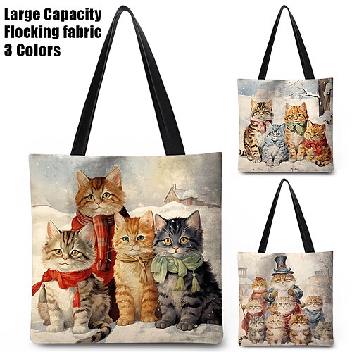 Mujer Bolso Tote Bolsa de hombro Bolsa esponjosa Poliéster De Compras Diario Festivos Impresión Gran Capacidad Ligero Duradero Caricatura Gato Blanco Marfil Beige
Mujer Bolso Tote Bolsa de hombro Bolsa esponjosa Poliéster De Compras Diario Festivos Impresión Gran Capacidad Ligero Duradero Caricatura Gato Blanco Marfil Beige