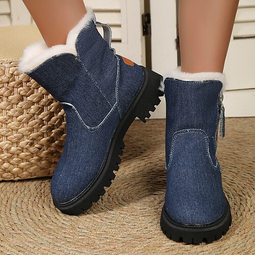 Damen Stiefel Schneestiefel Springerstiefel Übergrössen Outdoor Täglich Stiefeletten Stiefeletten Flacher Absatz Runde Zehe Elegant Plüsch Brautkleider schlicht PU Reißverschluss Feste Farbe Blau
Damen Stiefel Schneestiefel Springerstiefel Übergrössen Outdoor Täglich Stiefeletten Stiefeletten Flacher Absatz Runde Zehe Elegant Plüsch Brautkleider schlicht PU Reißverschluss Feste Farbe Blau