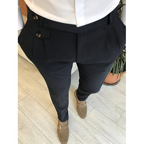 Homme pantalon de costume Pantalon Pantalon de costume Poche Plein Confort Respirable Extérieur du quotidien Sortie Mélange de Coton Mode Décontractées Noir Gris Noir
Homme pantalon de costume Pantalon Pantalon de costume Poche Plein Confort Respirable Extérieur du quotidien Sortie Mélange de Coton Mode Décontractées Noir Gris Noir