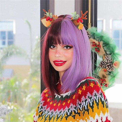 Gemini Hair – perruque synthétique courte et lisse avec frange, perruque de costume résistante à la chaleur pour débutants, pour Halloween, fête de Noël
Gemini Hair – perruque synthétique courte et lisse avec frange, perruque de costume résistante à la chaleur pour débutants, pour Halloween, fête de Noël