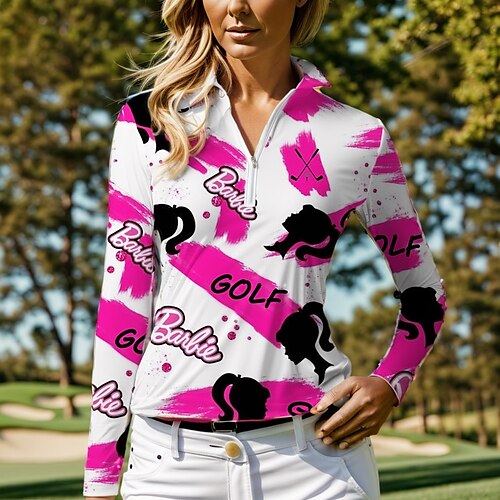 Damen poloshirt Golfhemd Atmungsaktiv Schnelltrocknend Feuchtigkeitsableitung Langarm Golfbekleidung Golfkleidung Regular Fit Zip Stehkragen Bedruckt Frühling Herbst Tennis Golfspiel Pickleball
Damen poloshirt Golfhemd Atmungsaktiv Schnelltrocknend Feuchtigkeitsableitung Langarm Golfbekleidung Golfkleidung Regular Fit Zip Stehkragen Bedruckt Frühling Herbst Tennis Golfspiel Pickleball