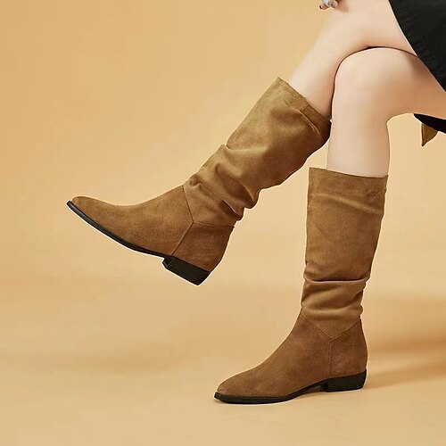 Mujer Botas Botas holgadas Botas de invierno Zapatos Confort Exterior Diario Botas a media pierna Tacón Cuadrado Dedo Puntiagudo Sensual Casual Confort Zapatos de Paseo Ante Sintético Mocasín Color
Mujer Botas Botas holgadas Botas de invierno Zapatos Confort Exterior Diario Botas a media pierna Tacón Cuadrado Dedo Puntiagudo Sensual Casual Confort Zapatos de Paseo Ante Sintético Mocasín Color