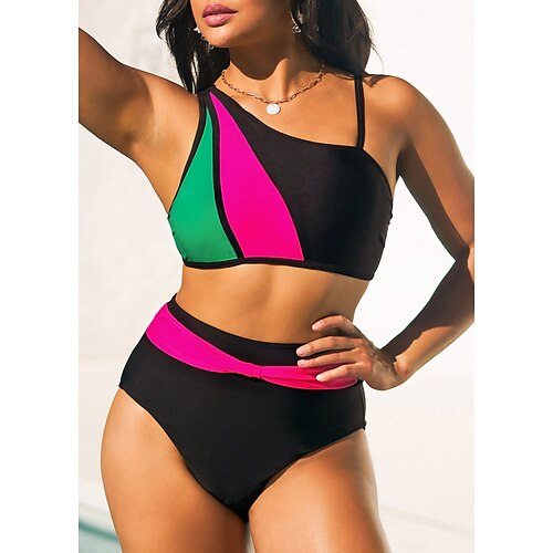 Mulheres Roupa de Banho Tankini 2 partes Normal roupa de banho Frente Única 2 Peças Estampado Ajustável Imprimir Multi-Côr Preto Acolchoado Com Alças Fatos de banho Sensual Férias Roupa de Praia
Mulheres Roupa de Banho Tankini 2 partes Normal roupa de banho Frente Única 2 Peças Estampado Ajustável Imprimir Multi-Côr Preto Acolchoado Com Alças Fatos de banho Sensual Férias Roupa de Praia