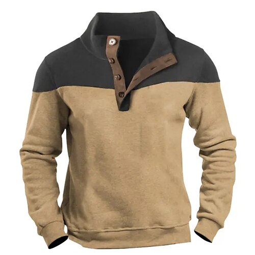 Homme Sweat shirt Bleu Gris foncé Col Mao Bloc de couleur Plein Patchwork Sport Loisir du quotidien Vacances Rétro Vintage basique Décontractées Printemps Automne Vêtement Tenue Pulls Capuche
Homme Sweat shirt Bleu Gris foncé Col Mao Bloc de couleur Plein Patchwork Sport Loisir du quotidien Vacances Rétro Vintage basique Décontractées Printemps Automne Vêtement Tenue Pulls Capuche