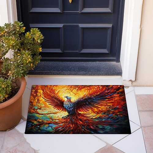Phénix animal paillasson antidérapant résistant à l'huile tapis intérieur extérieur tapis chambre décor salle de bain tapis d'entrée tapis de porte
Phénix animal paillasson antidérapant résistant à l'huile tapis intérieur extérieur tapis chambre décor salle de bain tapis d'entrée tapis de porte