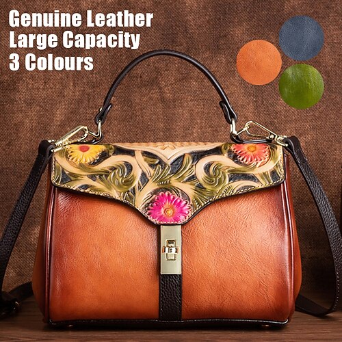 Femme Sac à main Sac bandoulière Sac d'épaule Sac enveloppe Cuir Soirée du quotidien Vacances Fleur Relief Grande Capacité Etanche Durable Bloc de couleur Fleur Folk Vintage noir Brun rétro Vert rétro
Femme Sac à main Sac bandoulière Sac d'épaule Sac enveloppe Cuir Soirée du quotidien Vacances Fleur Relief Grande Capacité Etanche Durable Bloc de couleur Fleur Folk Vintage noir Brun rétro Vert rétro