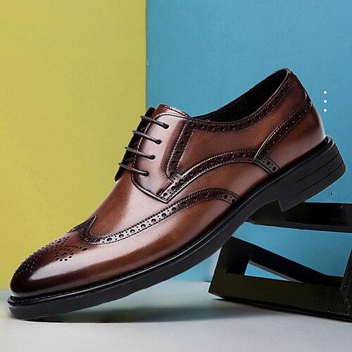 Hombre Oxfords Zapatos de Paseo Casual Diario Cuero Cómodo Botines / Hasta el Tobillo Mocasín Negro un Marrón A Negro Primavera Otoño
Hombre Oxfords Zapatos de Paseo Casual Diario Cuero Cómodo Botines / Hasta el Tobillo Mocasín Negro un Marrón A Negro Primavera Otoño
