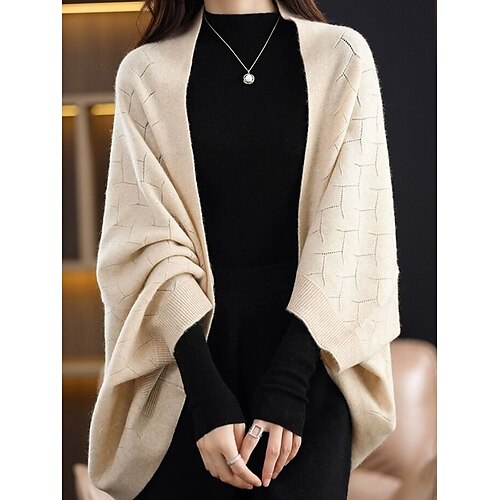 Gilet Cardigan Boléro Femme A côtes Tricoter Ouvrir le devant Polyester Tricoté Automne Hiver Normal Extérieur du quotidien Sortie mode Décontractées Flexible manche longue Couleur unie Kaki Beige
Gilet Cardigan Boléro Femme A côtes Tricoter Ouvrir le devant Polyester Tricoté Automne Hiver Normal Extérieur du quotidien Sortie mode Décontractées Flexible manche longue Couleur unie Kaki Beige