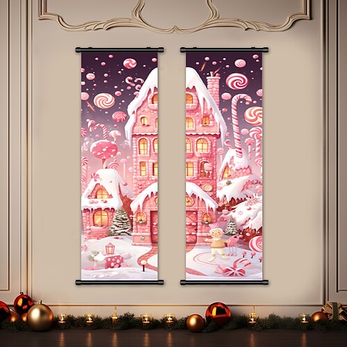1 póster de Navidad con perchas, arte de pared con castillo de caramelo rosa en el patio, carteles en lienzo, arte para decoración del hogar, sala de estar, Arte de la pared Decoración
1 póster de Navidad con perchas, arte de pared con castillo de caramelo rosa en el patio, carteles en lienzo, arte para decoración del hogar, sala de estar, Arte de la pared Decoración
