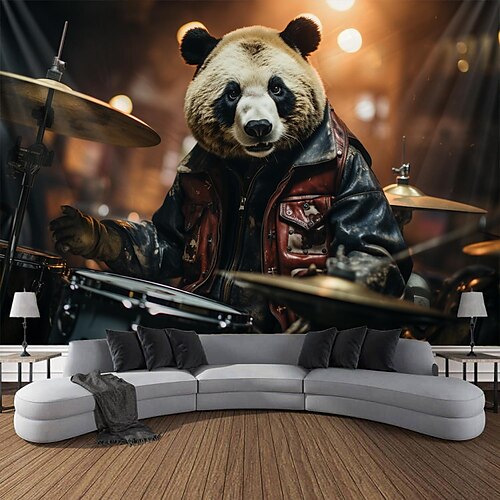 Tapiz colgante de panda animal, arte de pared, tapiz grande, decoración mural, fotografía, telón de fondo, manta, cortina, decoración para el hogar, dormitorio y sala de estar
Tapiz colgante de panda animal, arte de pared, tapiz grande, decoración mural, fotografía, telón de fondo, manta, cortina, decoración para el hogar, dormitorio y sala de estar