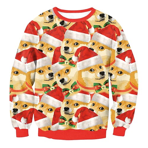Christmas Ugly Christmas Sweater / Sweatshirt Hoodie Pullover Print Front Pocket Graphic Funny Hoodie For Men's Women's Unisex Adults' 3D Print 100% Polyester Party
Christmas Ugly Christmas Sweater / Sweatshirt Hoodie Pullover Print Front Pocket Graphic Funny Hoodie For Men's Women's Unisex Adults' 3D Print 100% Polyester Party