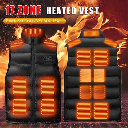 17 /15 Areas Heated Vest Men Women Usb Heated Jacket Heating Vest Thermal Clothing Hunting Vest Winter Heating Jacket
17 /15 Areas Heated Vest Men Women Usb Heated Jacket Heating Vest Thermal Clothing Hunting Vest Winter Heating Jacket