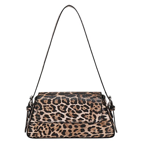 Women's Shoulder Bag PU Leather Daily Holiday Large Capacity Waterproof Anti-Dust Leopard Black Brown Khaki
Women's Shoulder Bag PU Leather Daily Holiday Large Capacity Waterproof Anti-Dust Leopard Black Brown Khaki