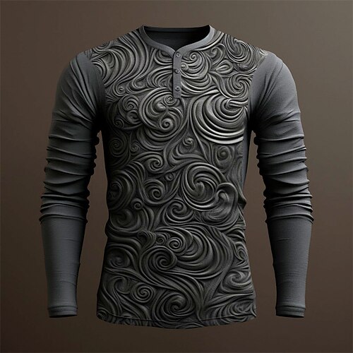 Gráfico Padrão de alívio Moda Diário Casual Homens Impressão 3D Camisa Henley Casual Feriado Para Noite Camiseta Verde Azul Escuro Cinzento Escuro Manga Longa Henley Camisa Primavera Outono Roupa S
Gráfico Padrão de alívio Moda Diário Casual Homens Impressão 3D Camisa Henley Casual Feriado Para Noite Camiseta Verde Azul Escuro Cinzento Escuro Manga Longa Henley Camisa Primavera Outono Roupa S