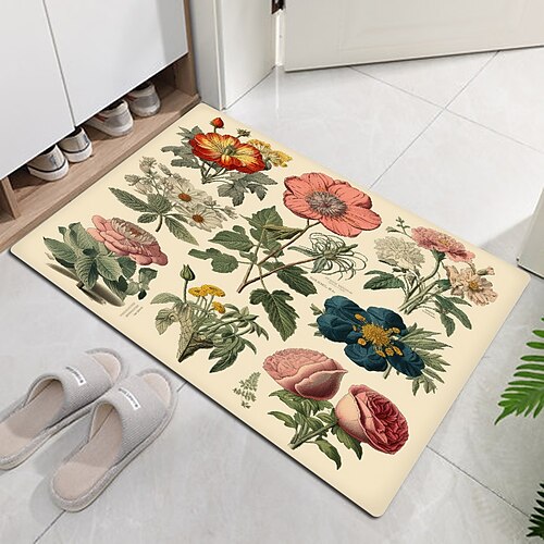 Vintage-Pflanzen-Fußmatte, rutschfester, ölbeständiger Teppich für drinnen und draußen, Schlafzimmer-Dekoration, Badezimmermatte, Eingangsteppich, Fußmatte
Vintage-Pflanzen-Fußmatte, rutschfester, ölbeständiger Teppich für drinnen und draußen, Schlafzimmer-Dekoration, Badezimmermatte, Eingangsteppich, Fußmatte