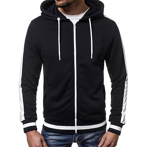 Herren Hoodie Sweatshirt Kapuze Kapuzenshirt mit durchgehendem Reißverschluss Hoodie Jacke Schwarz Rote Marineblau Blau Hellgrau Mit Kapuze Farbblock Patchwork Sport Natur Täglich Festtage
Herren Hoodie Sweatshirt Kapuze Kapuzenshirt mit durchgehendem Reißverschluss Hoodie Jacke Schwarz Rote Marineblau Blau Hellgrau Mit Kapuze Farbblock Patchwork Sport Natur Täglich Festtage